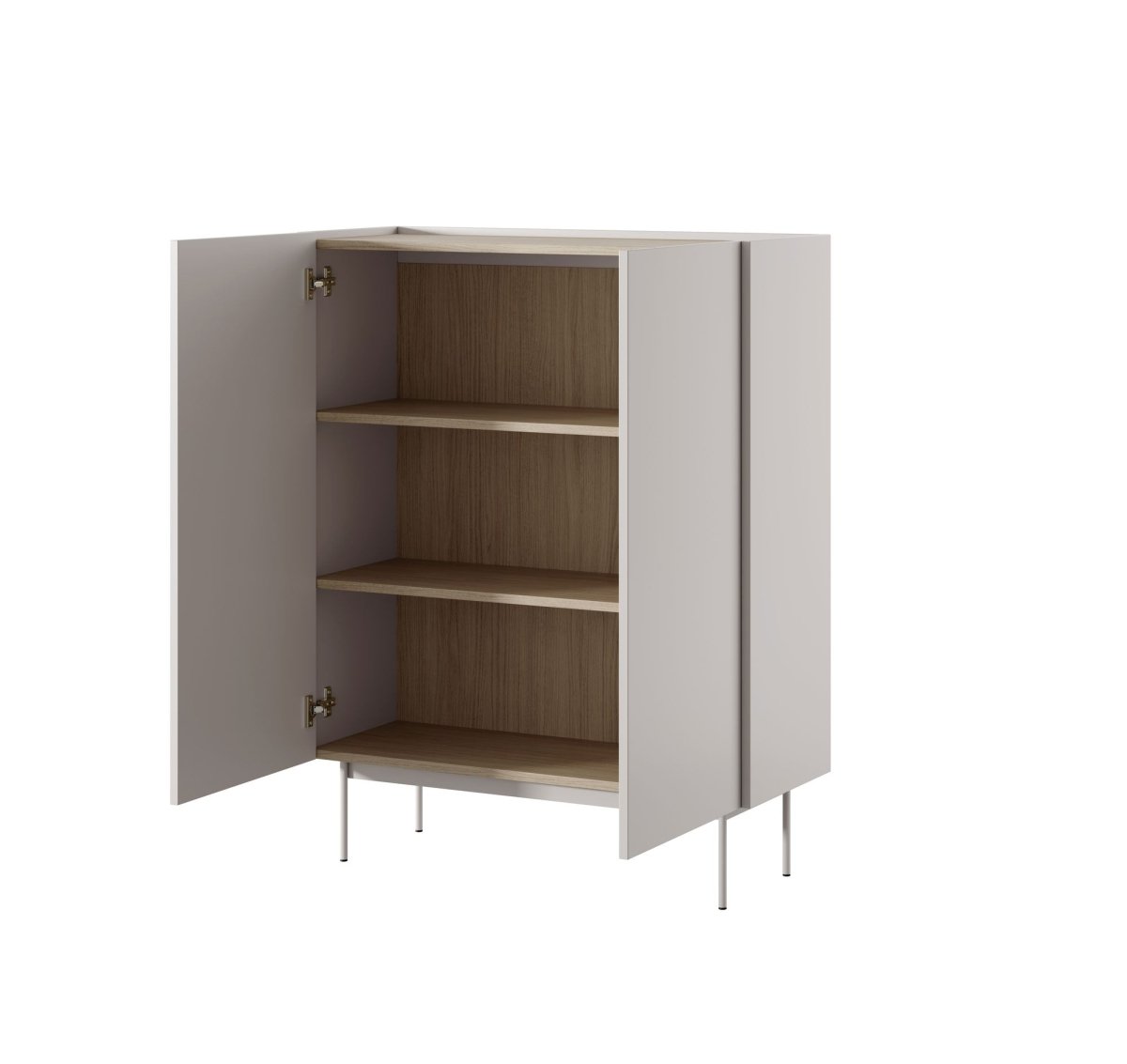 Elegante Designer Kommode Nero II: Modernes Stauraumwunder für Ihr Zuhause