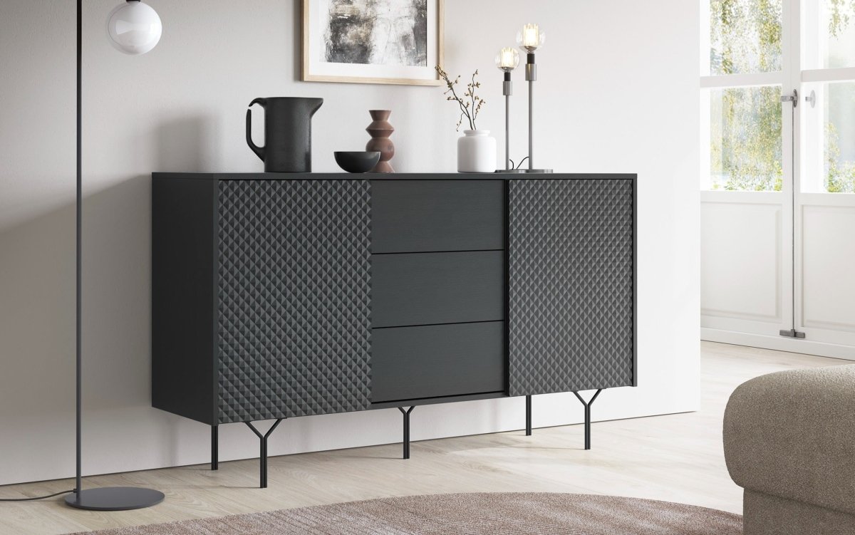 Luxuriöse Designer Kommode Rilora – Elegante Schlafzimmer Aufbewahrung mit Stil