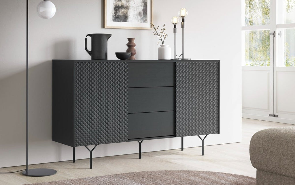 Luxuriöse Designer Kommode Rilora – Elegante Schlafzimmer Aufbewahrung mit Stil