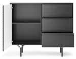 Lade das Bild in den Galerie-Viewer, Designer Kommode Rilora III: Stilvolle Stauraum-Lösung für Ihr Schlafzimmer
