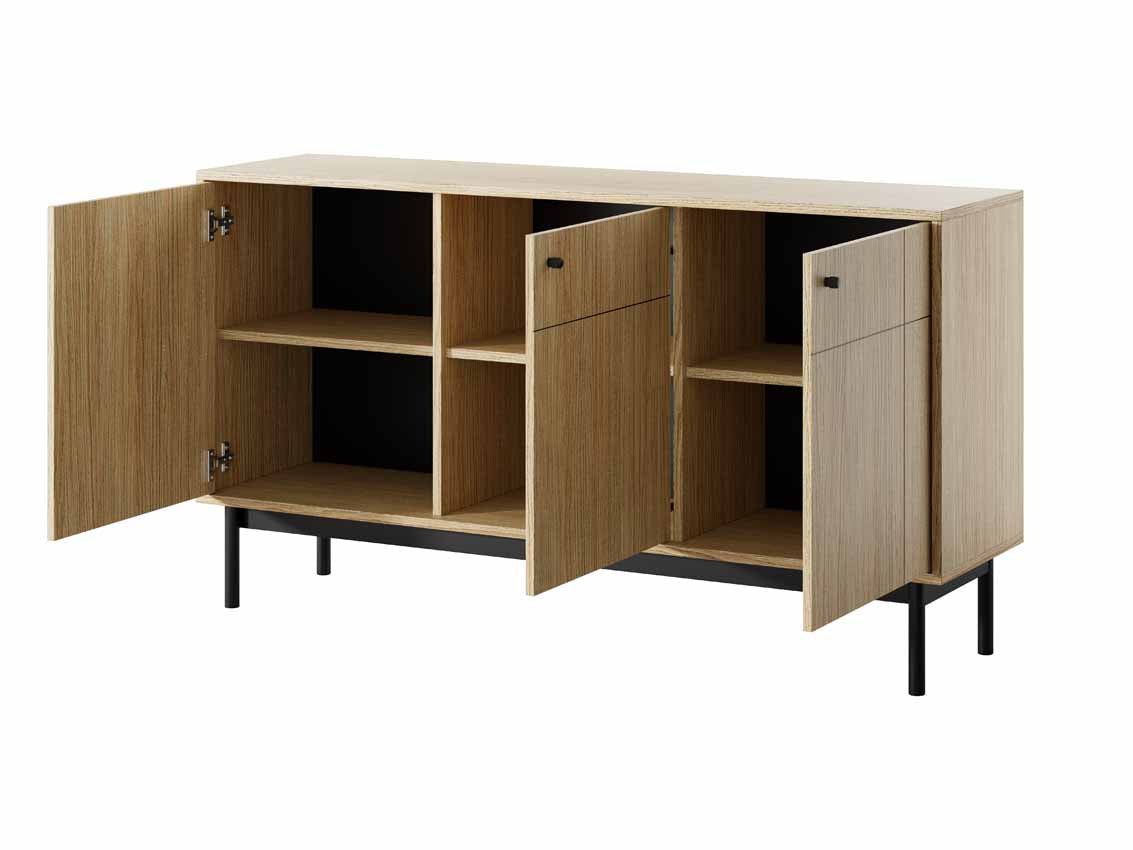 Elegante Designer Kommode Tokyo: Modernes Stauraumwunder für Schlaf- & Wohnzimmer