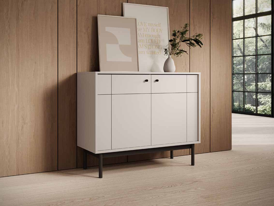 Luxuriöse Designer Kommode Tokyo II mit eleganten Schubladen für Schlafzimmer