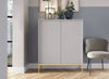 Designer Kommode Verilo II: Elegantes Schlafzimmer Sideboard mit Gold/Schwarz Akzenten