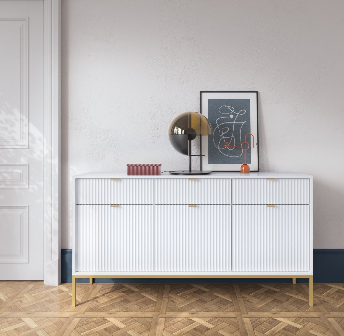 Elegante Designer Kommode Verilo III: Luxuriöses Sideboard mit Viel Stauraum