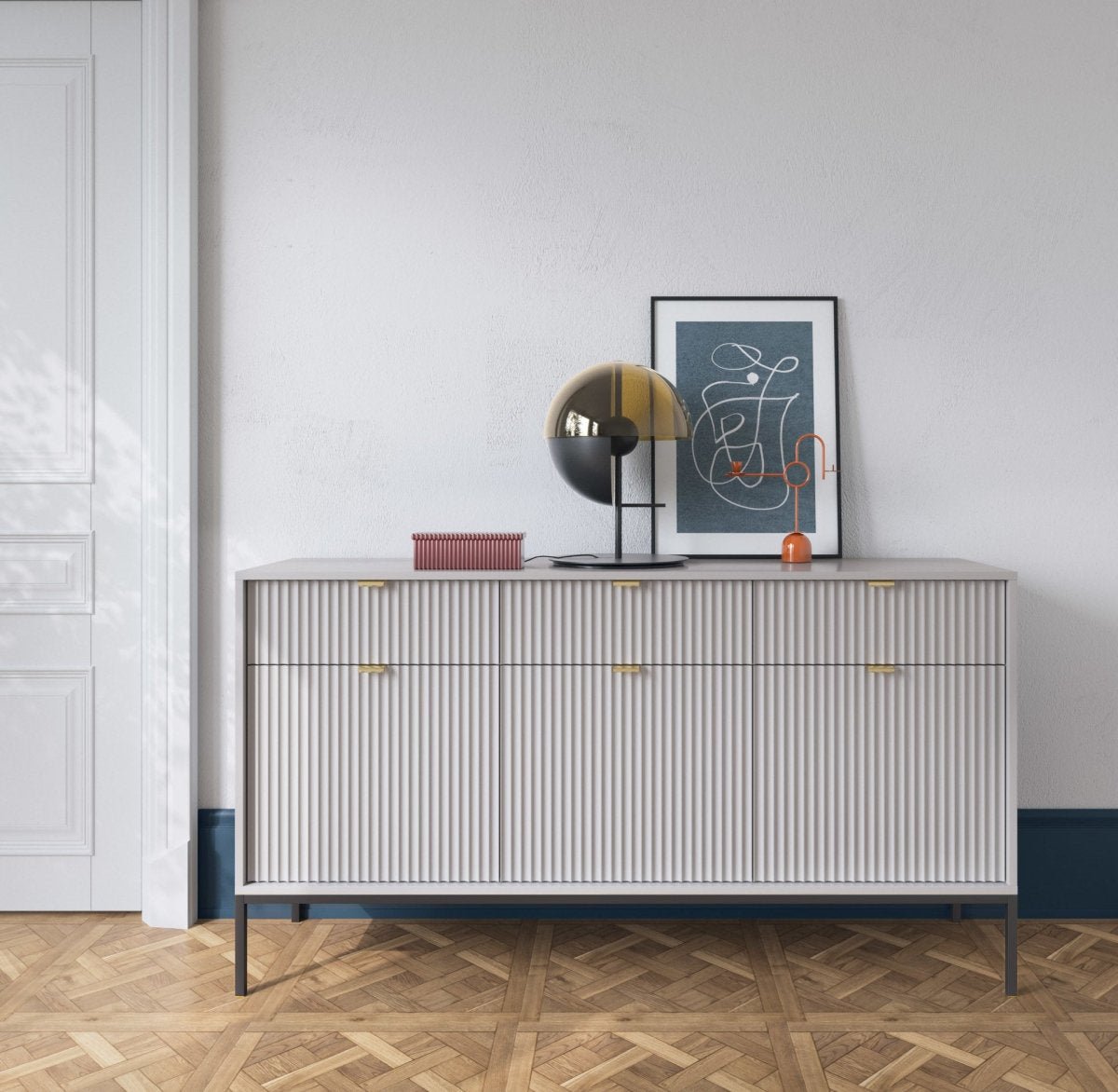 Elegante Designer Kommode Verilo III: Luxuriöses Sideboard mit Viel Stauraum