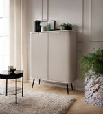 Lade das Bild in den Galerie-Viewer, Designer Kommode Zelo II: Luxus, Modern, Elegant für Schlafzimmer &amp; Wohnzimmer mit Stauraum
