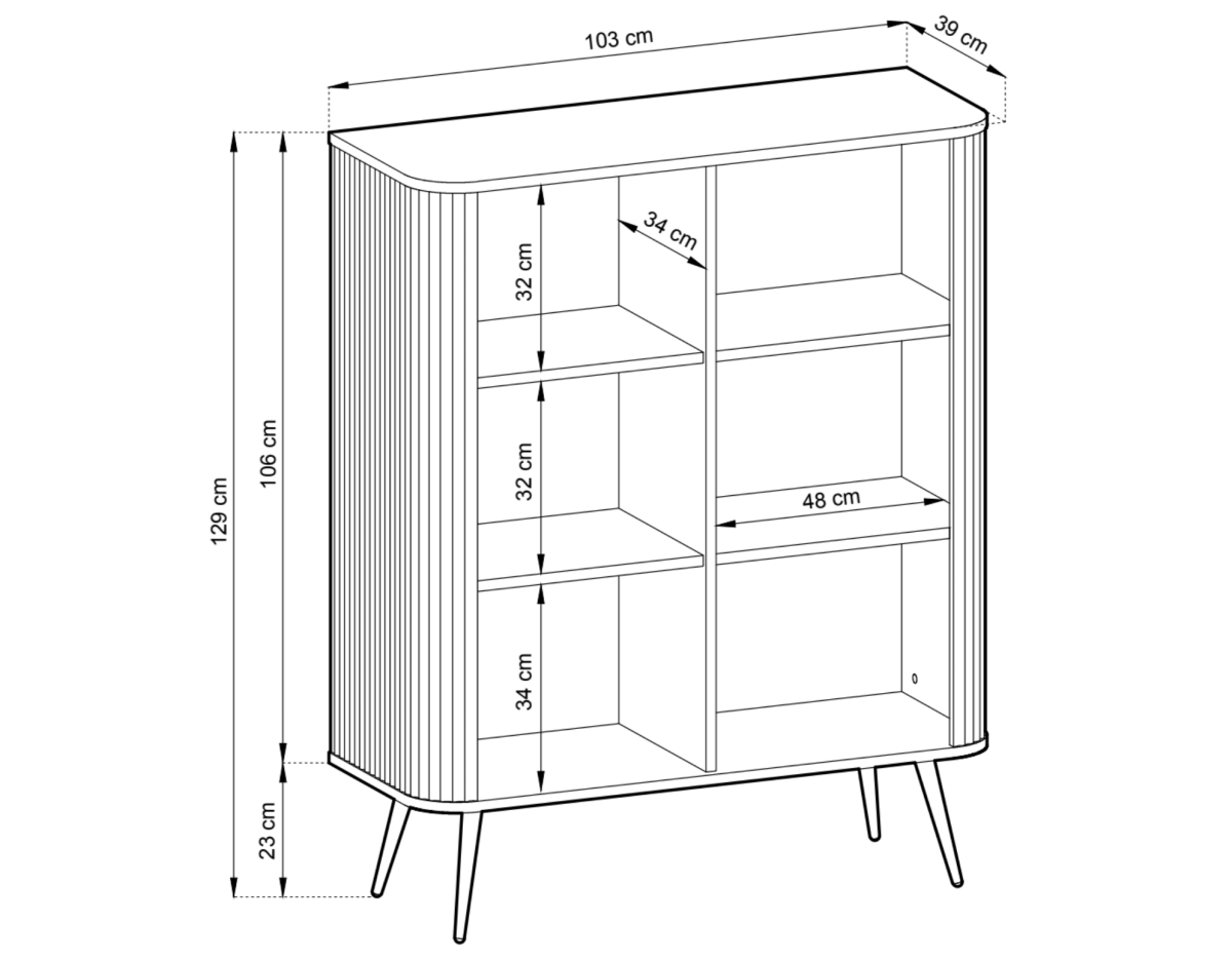 Designer Kommode Zelo II: Luxus, Modern, Elegant für Schlafzimmer & Wohnzimmer mit Stauraum