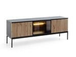 Lade das Bild in den Galerie-Viewer, Elegantes Designer Lowboard Nayra mit integrierter LED-Beleuchtung – Modernes TV-Möbel
