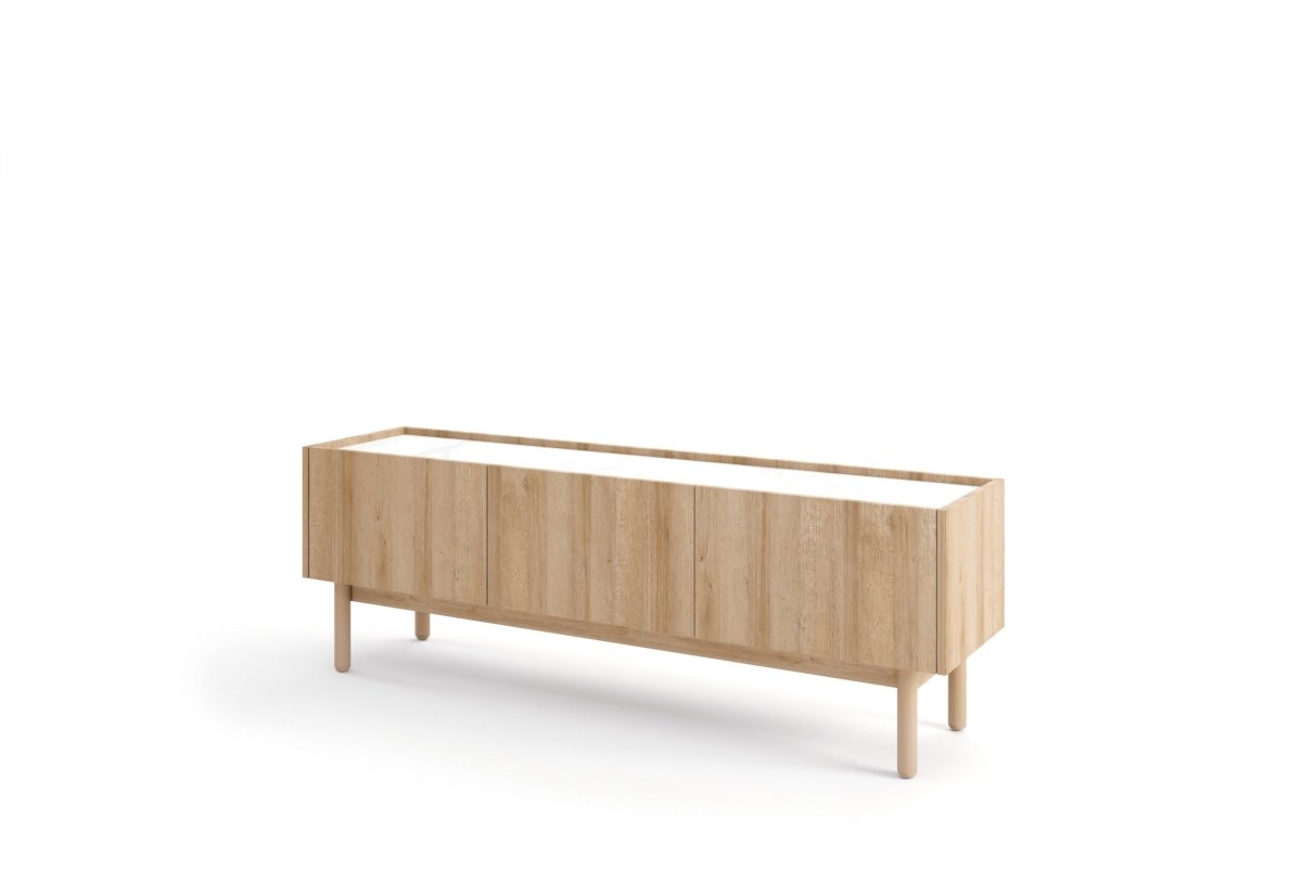 Elegantes Designer Lowboard Nera Modernes TV-Möbel mit Stauraum für Ihr Wohnzimmer