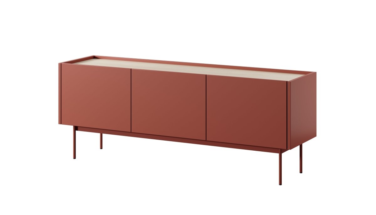 Elegantes Designer Lowboard Nero: Modernes TV-Möbel mit viel Stauraum