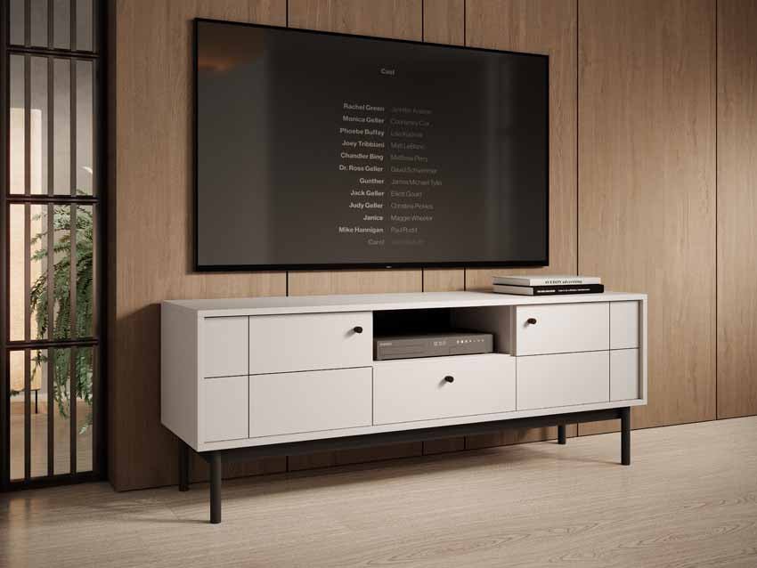 Tokyo Designer Lowboard: Modernes TV-Möbel mit Elegantem Stauraum für Wohnzimmer