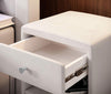 Eleganter Samt Designer Nachttisch Amy – Stilvoller Beistelltisch mit Stauraum