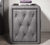 Evora Designer Nachttisch: Eleganter Kunstleder Beistelltisch für Boxspringbetten