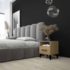 Eleganter Nachttisch Galaxy: Modernes Design mit Integrierter LED-Beleuchtung und Stauraum