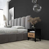 Eleganter Nachttisch Galaxy: Modernes Design mit Integrierter LED-Beleuchtung und Stauraum