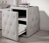 Designer Nachttisch Josy Samt – Luxuriöser Beistelltisch für Ihr Schlafzimmer