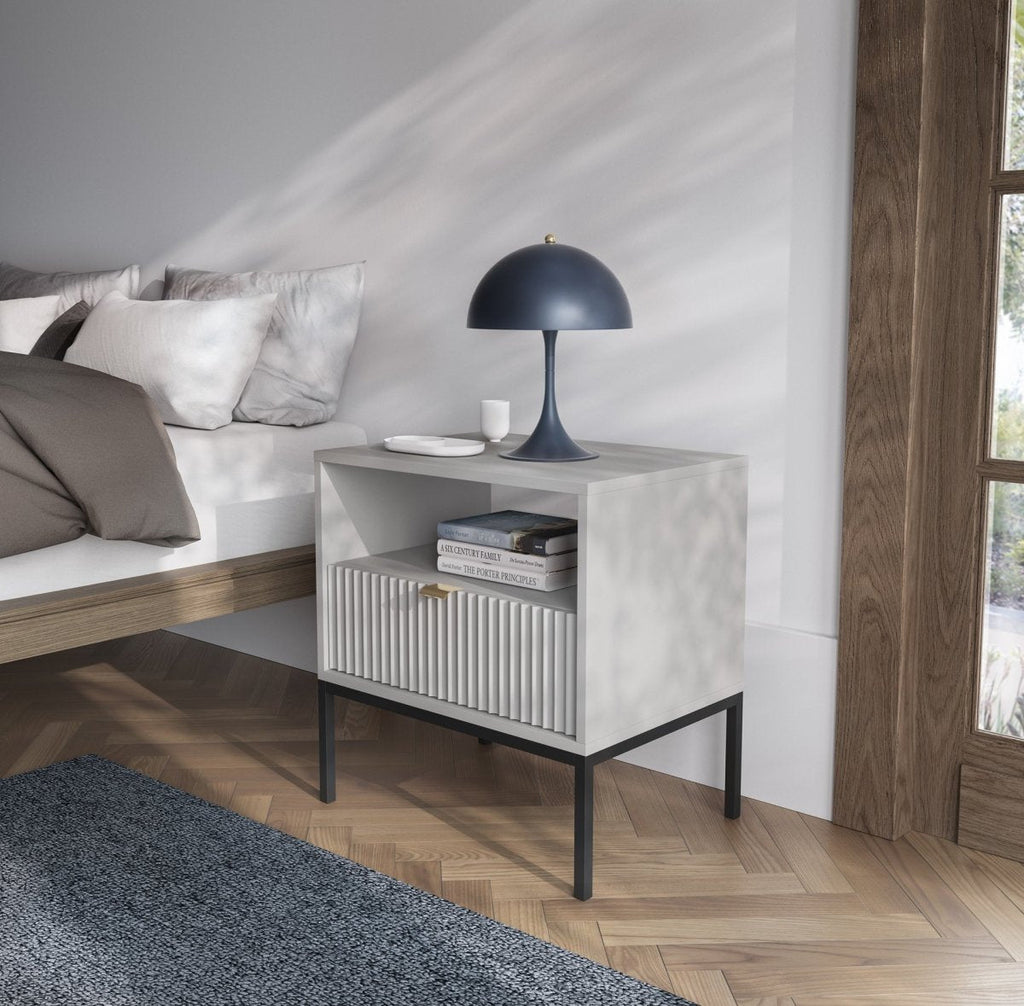 Eleganter Designer Nachttisch Verilo: Luxuriöser Stauraum für Ihr Schlafzimmer