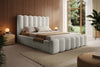 Amore Bouclé Design Polsterbett mit cleverem Stauraum – Luxuriöser Schlafkomfort