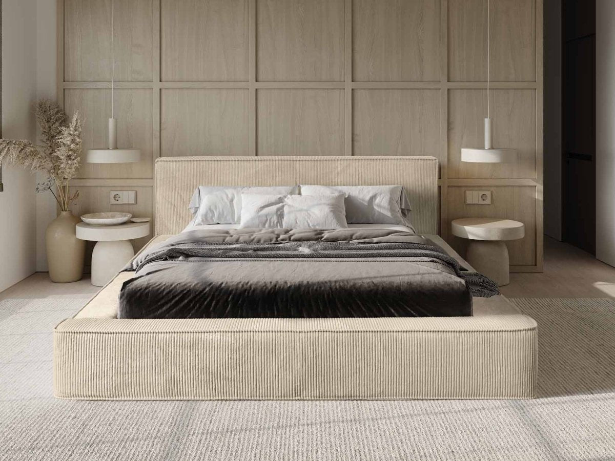 Luxuriöses Designer Polsterbett Harmon mit Praktischem Stauraum – Modern & Komfortabel