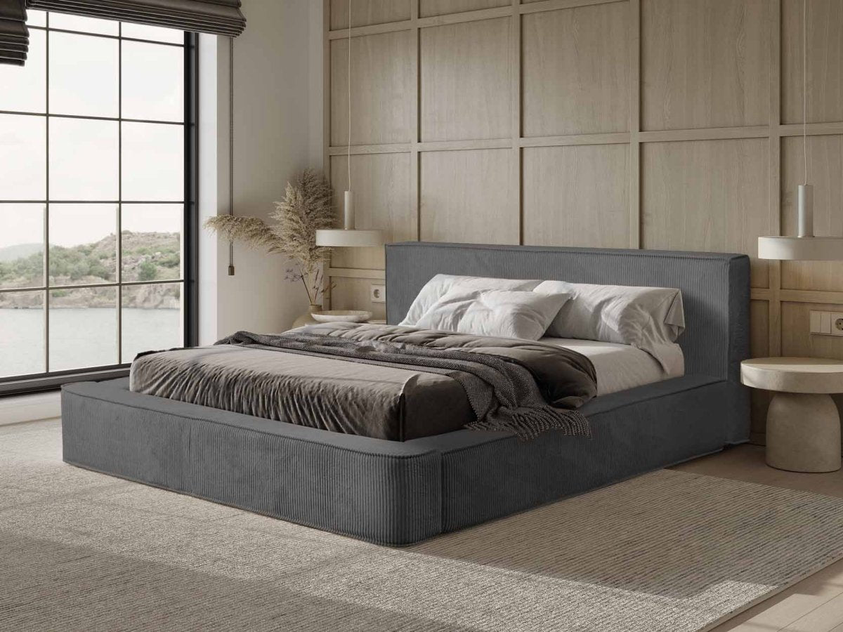 Luxuriöses Designer Polsterbett Harmon mit Praktischem Stauraum – Modern & Komfortabel