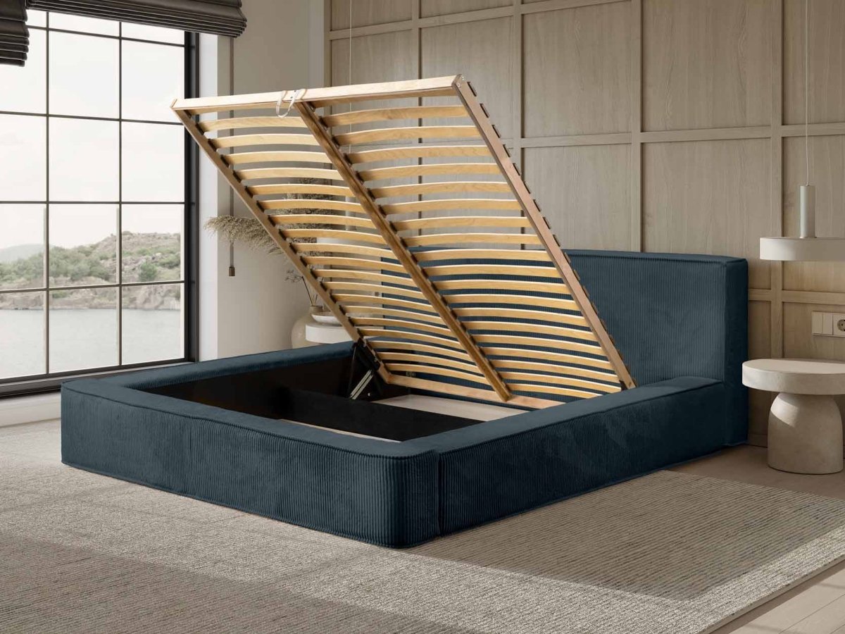 Luxuriöses Designer Polsterbett Harmon mit Praktischem Stauraum – Modern & Komfortabel
