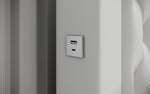 Lade das Bild in den Galerie-Viewer, Infinity Designer Polsterbett: RGB-LED, USB-Ladefunktion, cleverer Stauraum inklusive
