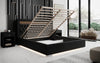 Infinity Designer Polsterbett: RGB-LED, USB-Ladefunktion, cleverer Stauraum inklusive