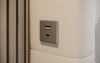 Luxus Designer Polsterbett Porto: LED-Füße, USB-Anschluss, Praktischer Stauraum