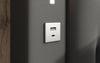 Luxuriöses Designer Polsterbett Rio mit RGB-Beleuchtung, USB-Anschluss und Stauraum