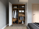 Lade das Bild in den Galerie-Viewer, Eleganter Alinora Designer Kleiderschrank: Geräumiger Hochglanz Stauraum für Ihr Zuhause
