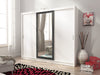 Eleganter Anisa Designer Kleiderschrank mit integrierter LED-Beleuchtung für Schlafzimmer