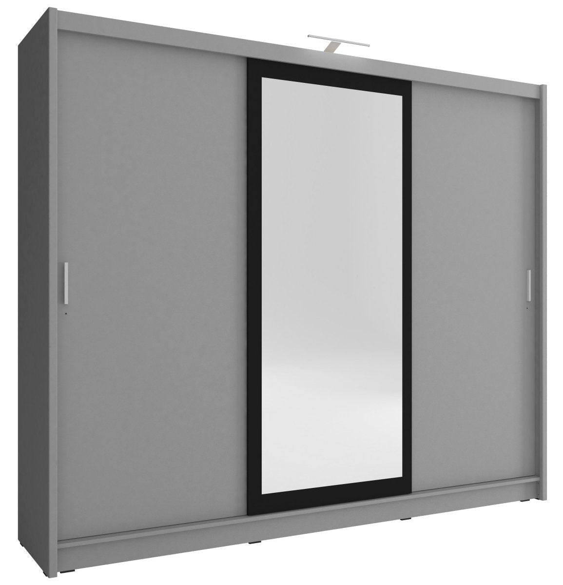 Eleganter Anisa Designer Kleiderschrank mit integrierter LED-Beleuchtung für Schlafzimmer