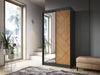 Eleganter Designer Kleiderschrank Murphy – Moderner Stauraum mit Optionalem Spiegel