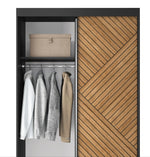 Lade das Bild in den Galerie-Viewer, Eleganter Designer Kleiderschrank Murphy – Moderner Stauraum mit Optionalem Spiegel
