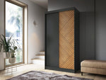 Lade das Bild in den Galerie-Viewer, Eleganter Designer Kleiderschrank Murphy – Moderner Stauraum mit Optionalem Spiegel
