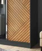 Lade das Bild in den Galerie-Viewer, Eleganter Designer Kleiderschrank Murphy – Moderner Stauraum mit Optionalem Spiegel
