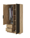 Niro Design Kleiderschrank 105 cm: Moderner, Eleganter Stauraum für Ihr Zuhause