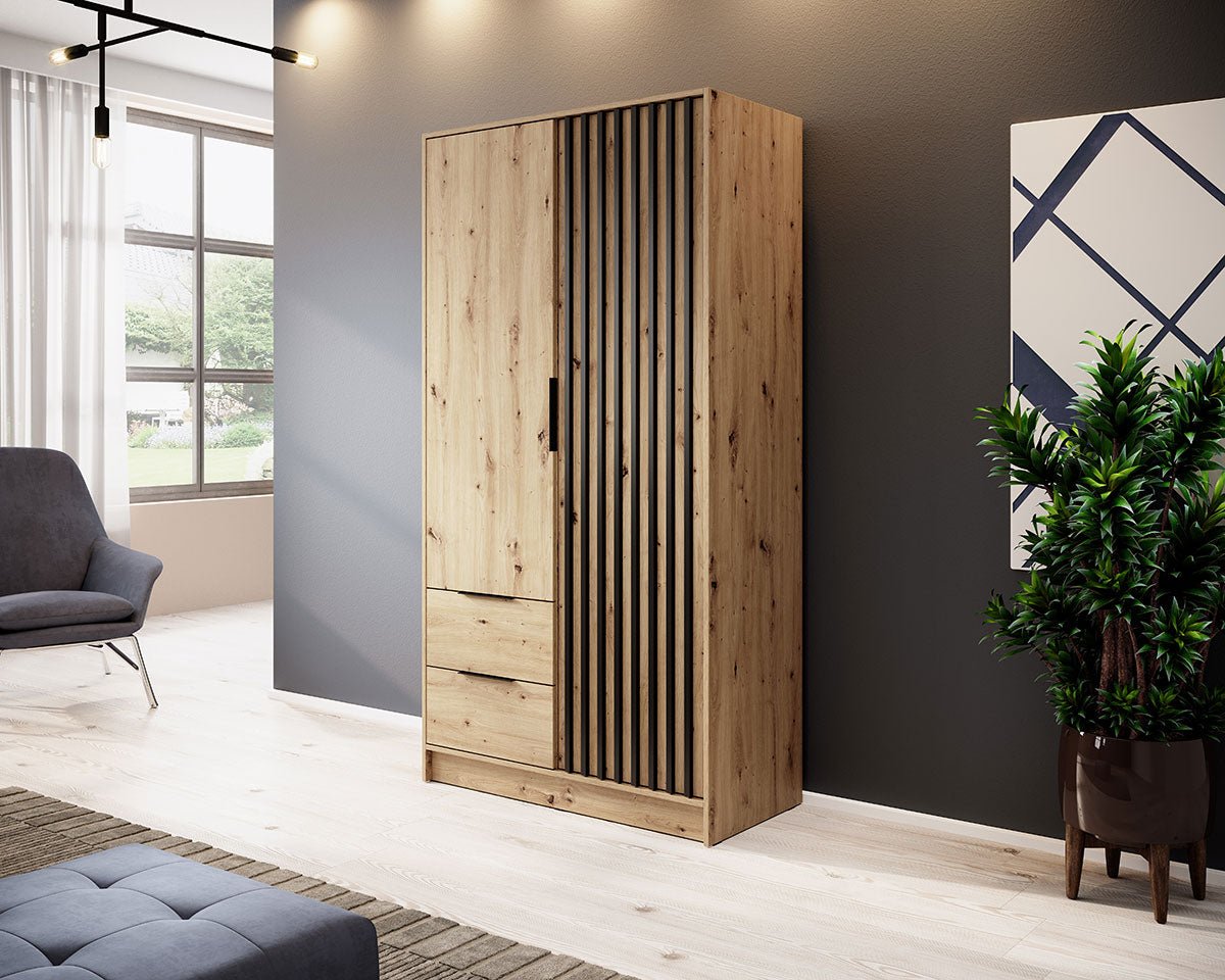 Niro Design Kleiderschrank 105 cm: Moderner, Eleganter Stauraum für Ihr Zuhause