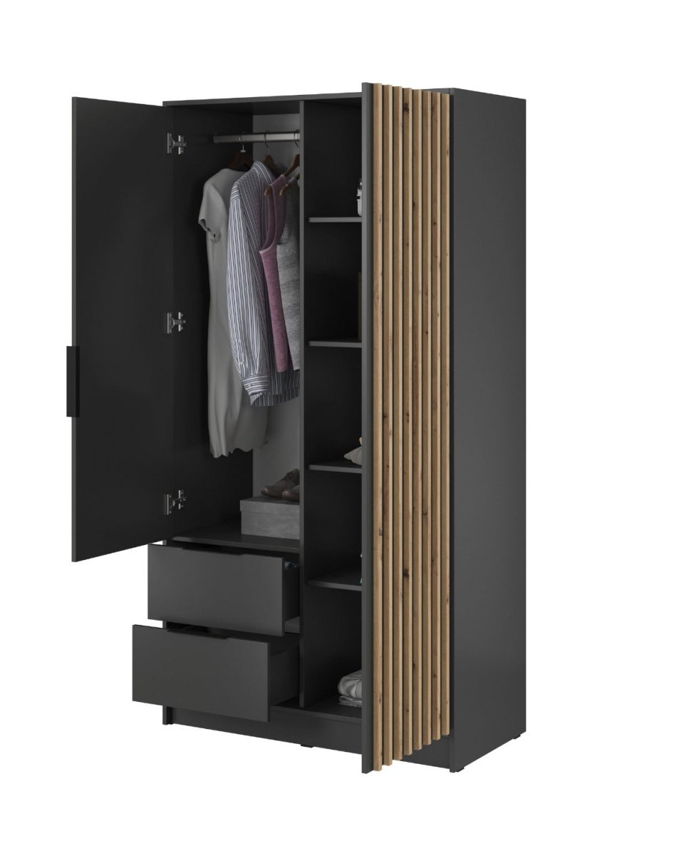 Niro Design Kleiderschrank 105 cm: Moderner, Eleganter Stauraum für Ihr Zuhause