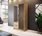 Lade das Bild in den Galerie-Viewer, Niro Design Kleiderschrank 105 cm: Moderner, Eleganter Stauraum für Ihr Zuhause
