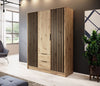 Niro Designer Kleiderschrank 155 cm: Eleganter Stauraum für Ihr Schlafzimmer