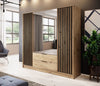 Niro Designer Kleiderschrank 206 cm: Stilvolle, geräumige Aufbewahrungslösung für Ihr Zuhause