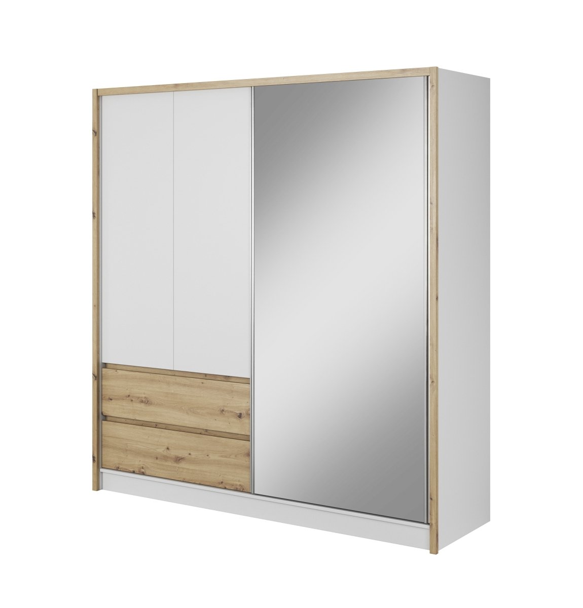 Designer Kleiderschrank Silas: Eleganz trifft Funktionalität für Ihr Schlafzimmer
