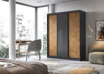 Lade das Bild in den Galerie-Viewer, Designer Schrank Terino: Eleganter Moderner Kleiderschrank mit Vielseitigem Stauraum
