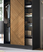 Lade das Bild in den Galerie-Viewer, Designer Schrank Terino: Eleganter Moderner Kleiderschrank mit Vielseitigem Stauraum
