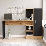 Lade das Bild in den Galerie-Viewer, Cansas Designer Schreibtisch: Stilvoller Homeoffice Platz mit Stauraum &amp; edlem Design
