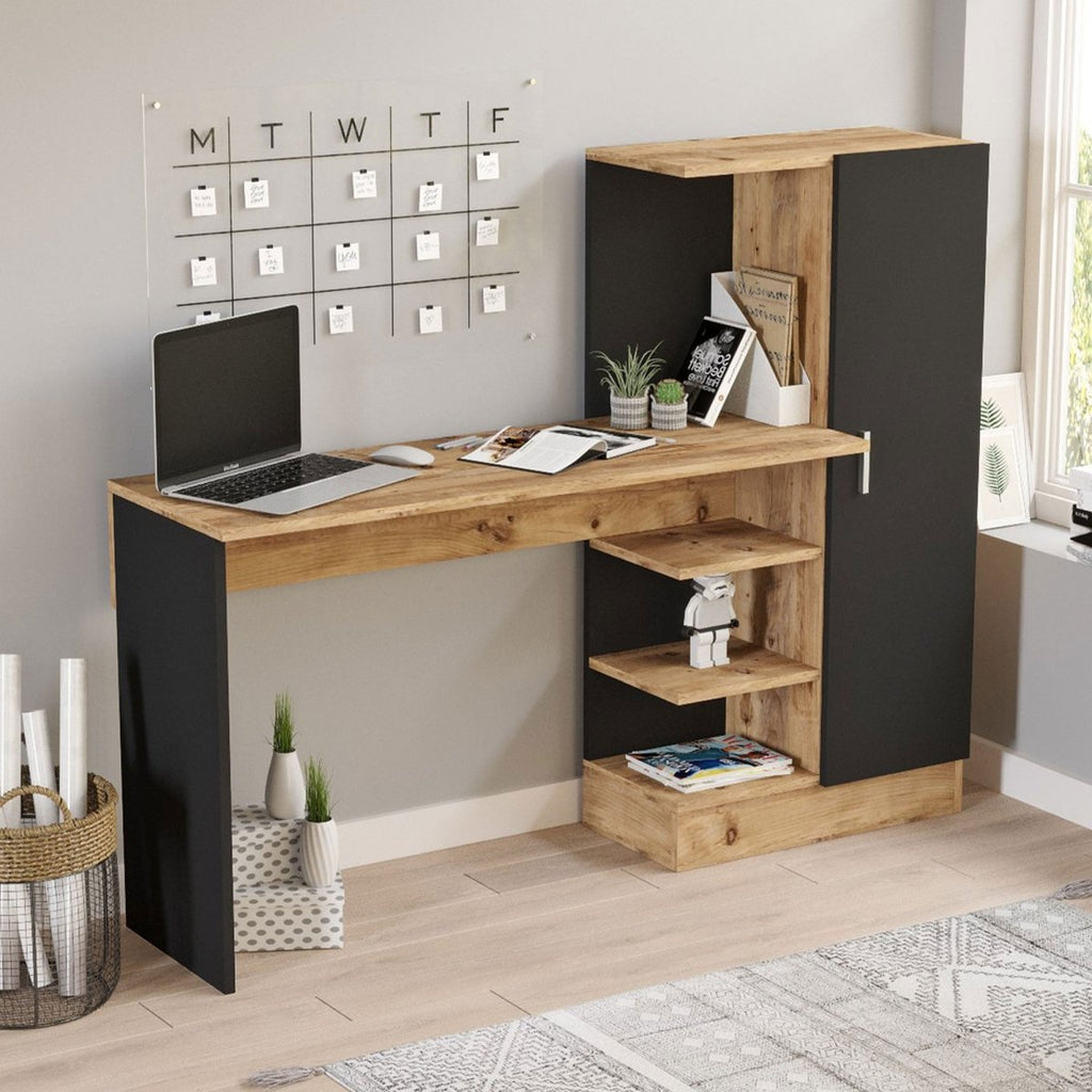 Cansas Designer Schreibtisch: Stilvoller Homeoffice Platz mit Stauraum & edlem Design