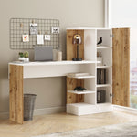 Lade das Bild in den Galerie-Viewer, Cansas Designer Schreibtisch: Stilvoller Homeoffice Platz mit Stauraum &amp; edlem Design

