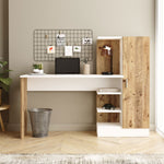 Lade das Bild in den Galerie-Viewer, Cansas Designer Schreibtisch: Stilvoller Homeoffice Platz mit Stauraum &amp; edlem Design

