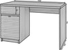 Eleganter Designer Schreibtisch Nerola – Modernes Büromöbel für Stilvolles Arbeiten